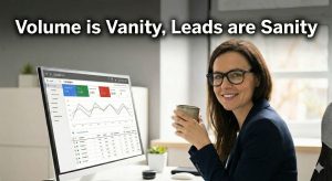 Volume is vanity. Leads are sanity!